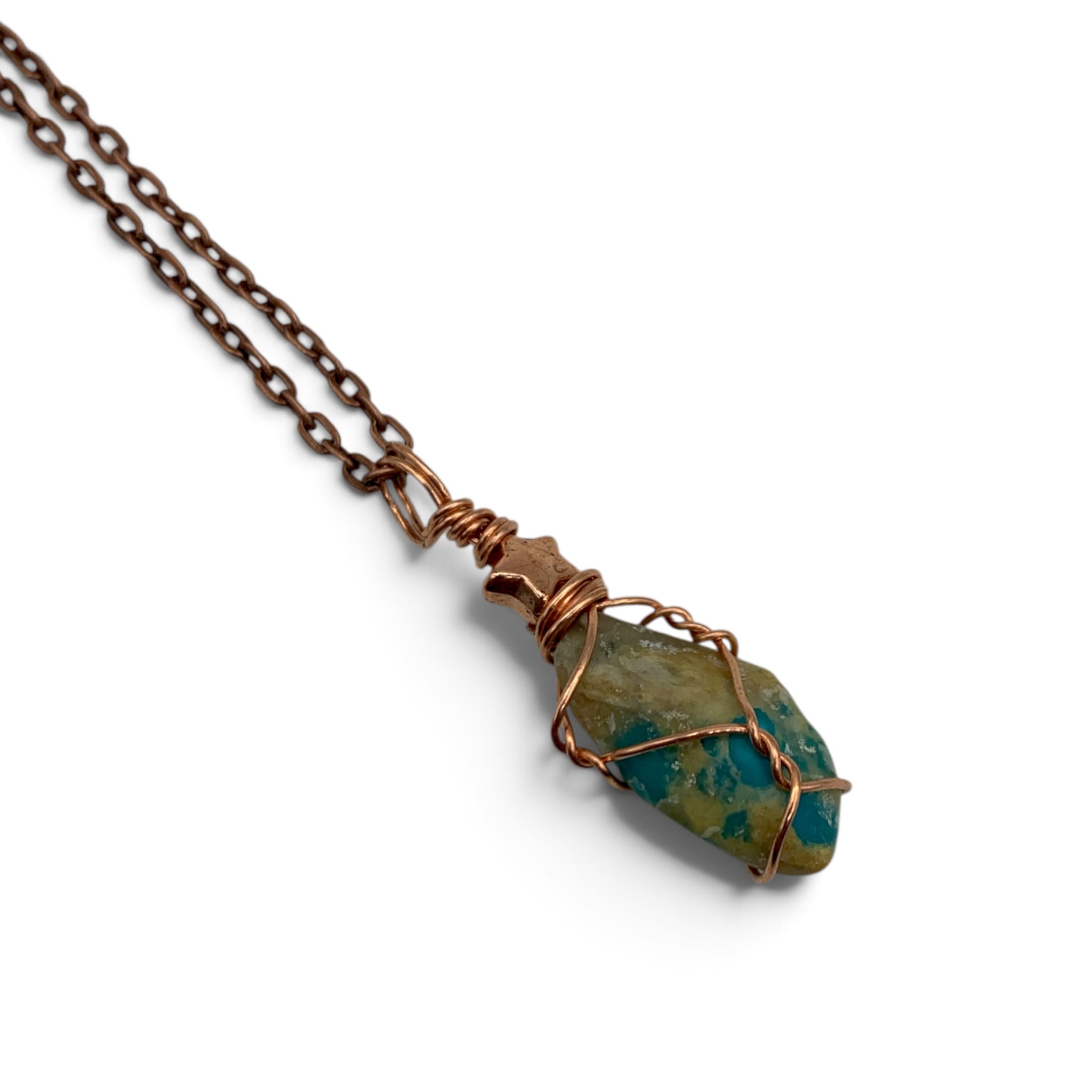 Necklace - Turquoise Raw Star Charm $40